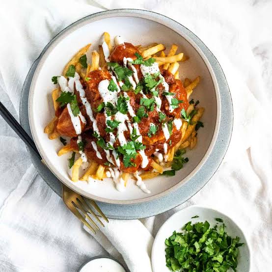 Butter Chicken Fries